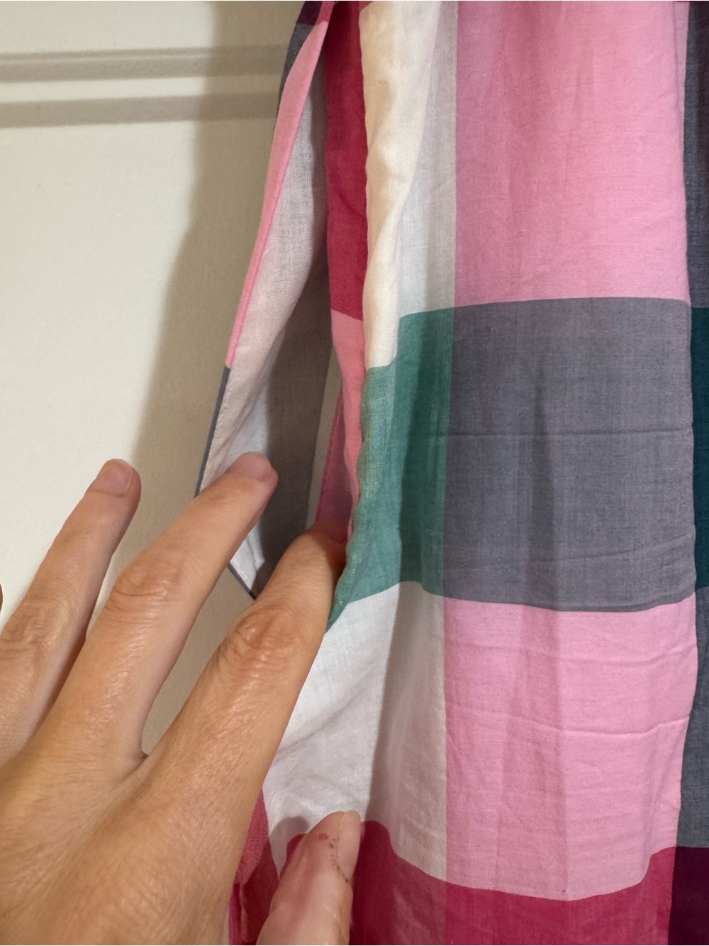 Boden Tiered Check Maxi Skirt - Picture 7 of 8